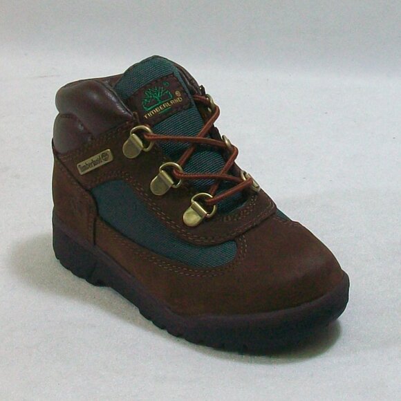 TIMBERLAND 16837 Toddler BrownOliver FIELD BOOT beef &Broccoli water resistant - Picture 2 of 5